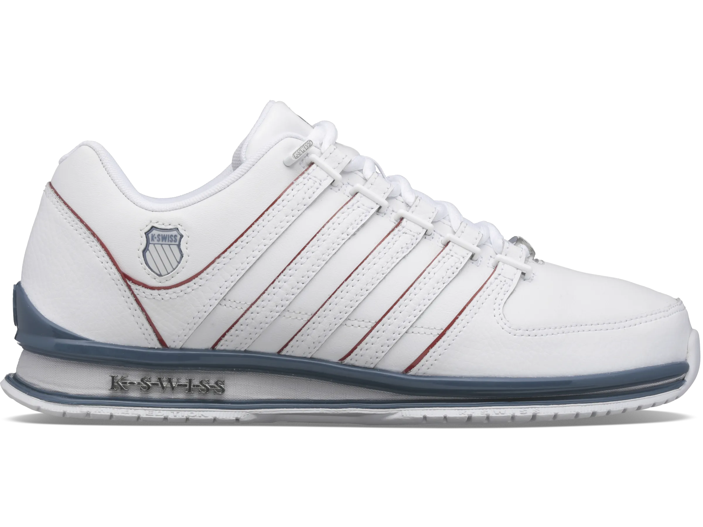01235-927-M | RINZLER | WHITE/BLUE HORIZON/RED CLAY