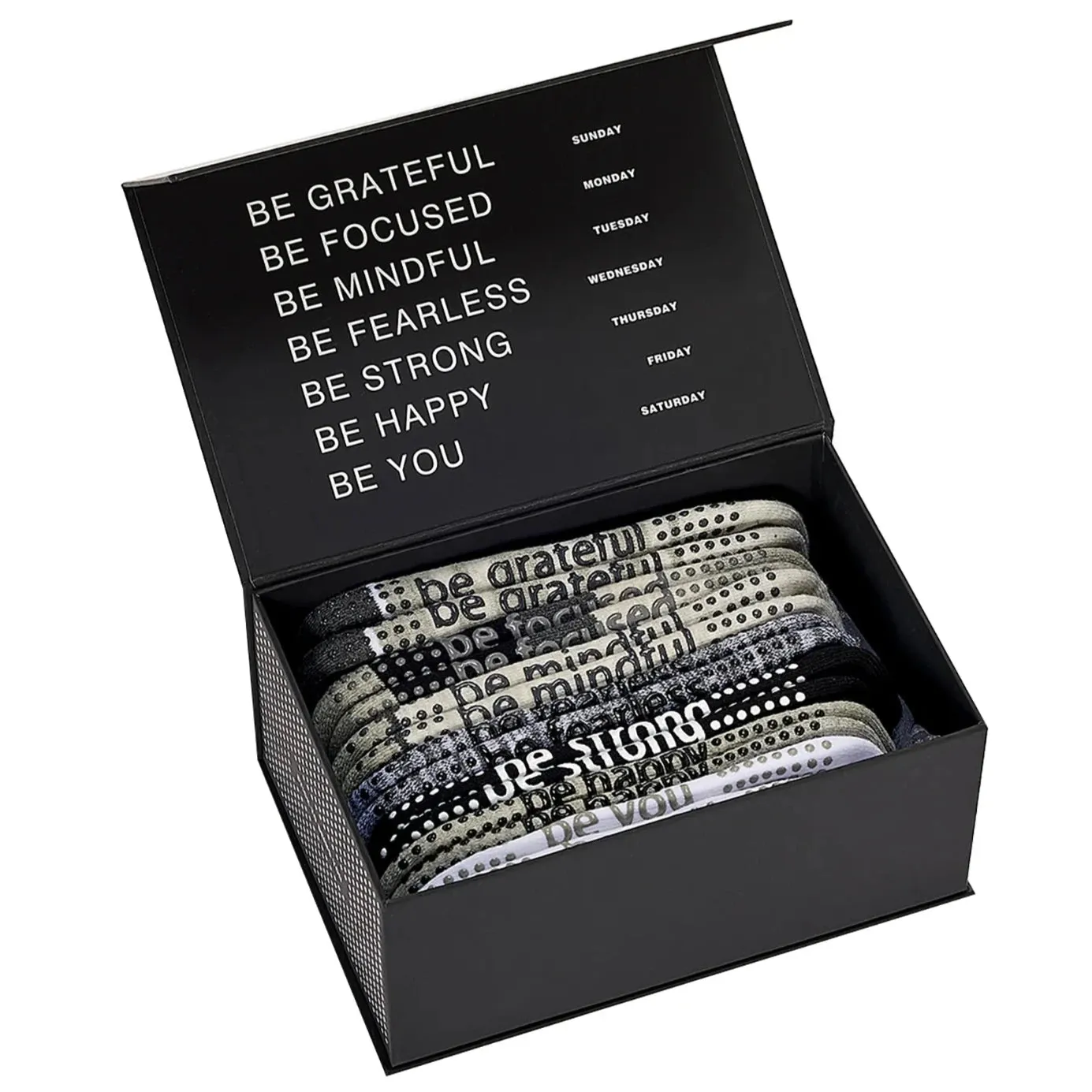 2024 Neutral Mantra Box (set of 7) -  Grip Socks (Barre / Pilates / Yoga)