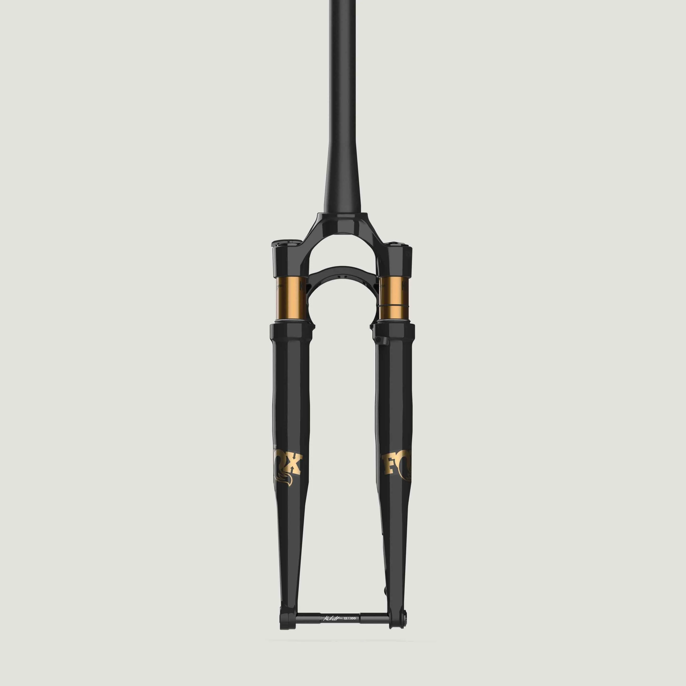 2025 FOX 32 FLOAT TC Kashima Factory Suspension Fork - 700c, 50 mm, Kabolt 12x100, 45 mm Offset, Shiny Black, Grip SL