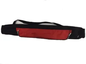 6 can Insulated Tube Cooler with Main Zipper & End Zipper Red 2 PACK