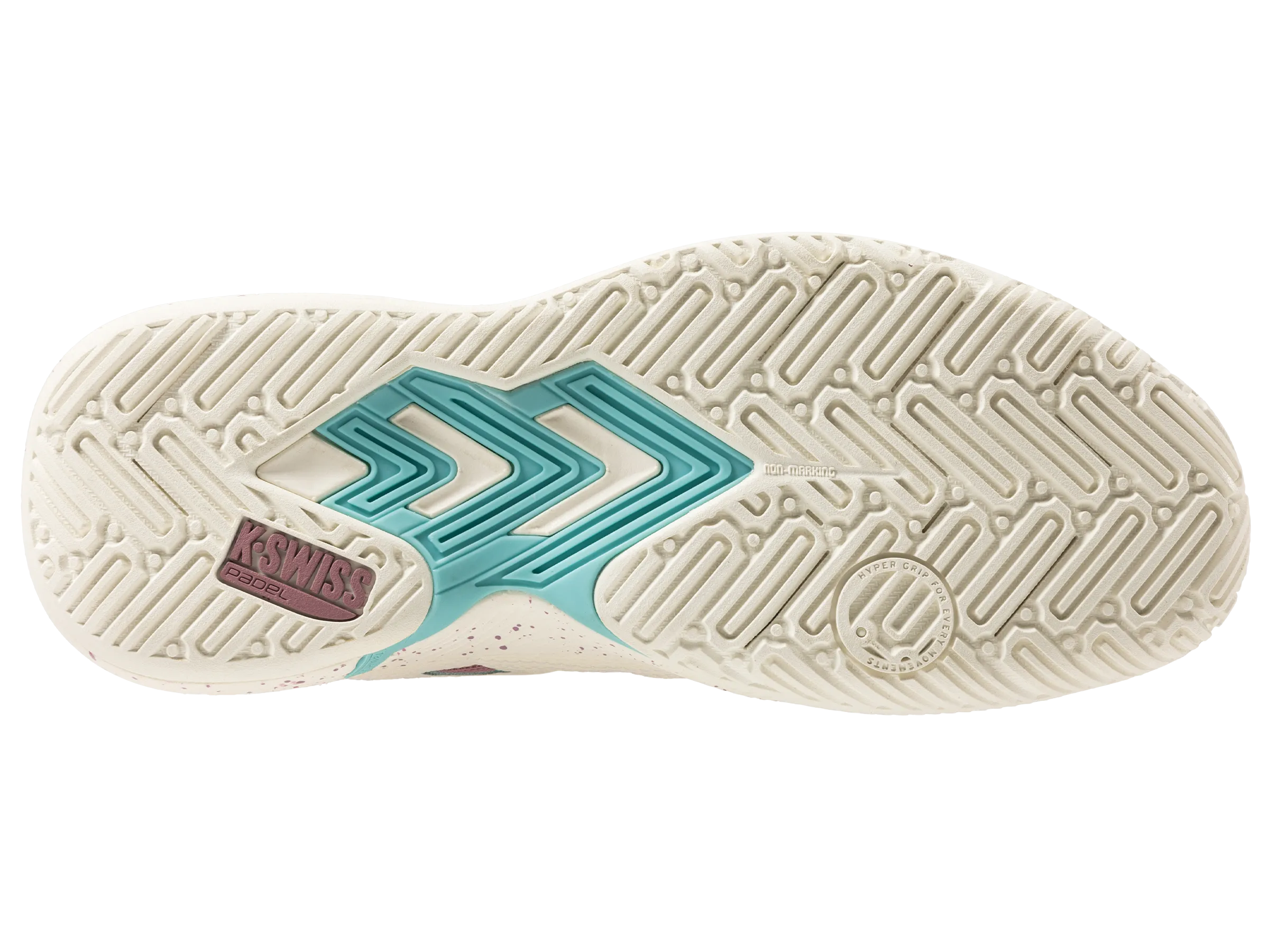 94435-966-M | TURA TEAM PADEL | SNOW WHITE/LILAS/PASTEL TURQUOISE