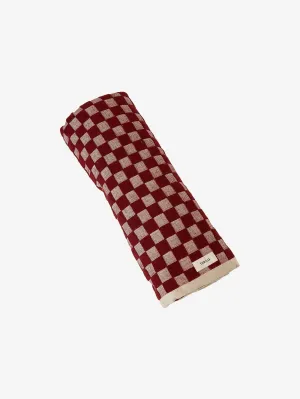Aalto Terry Beach Towel - Syrah - Bone White