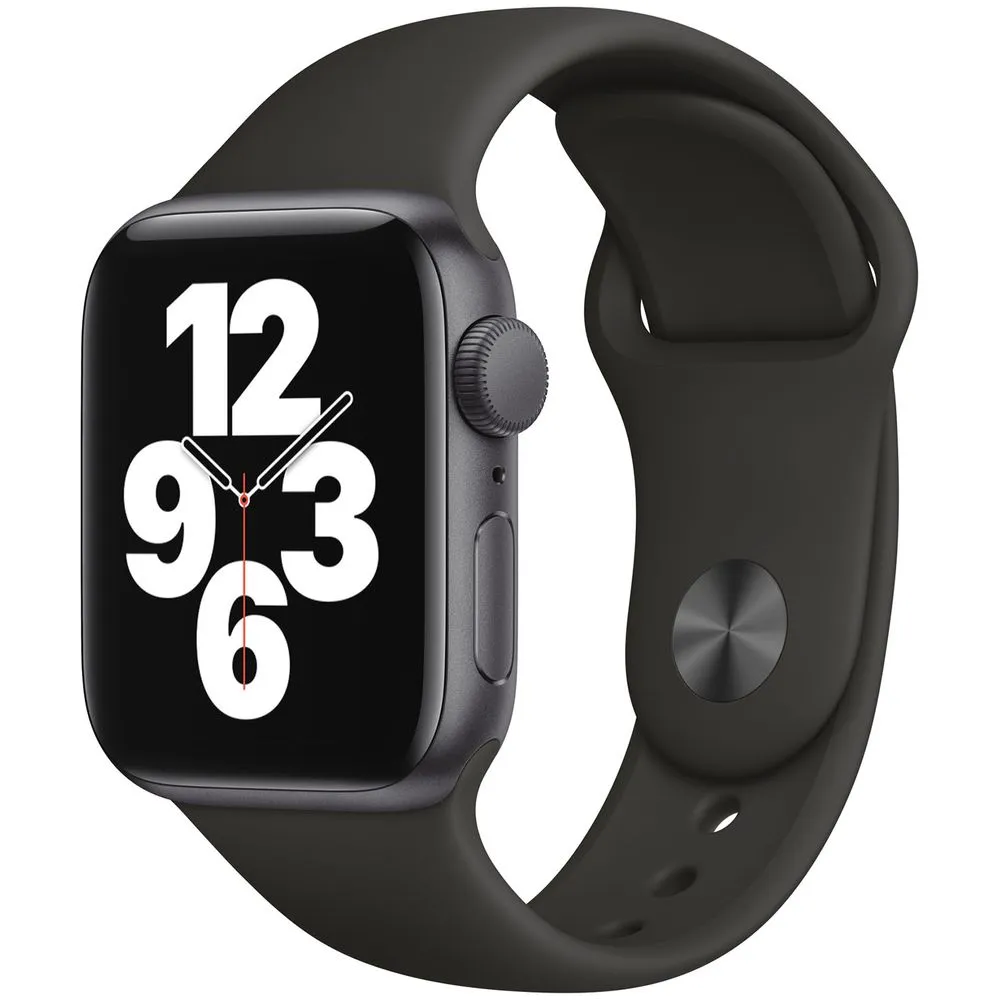 Apple Watch Gen 4 Series 4 44mm Space Gray Aluminum - Black Sport Band 3E068LL/A