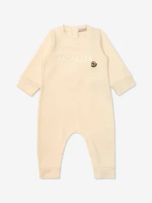 Baby Girls Logo Romper in Pink