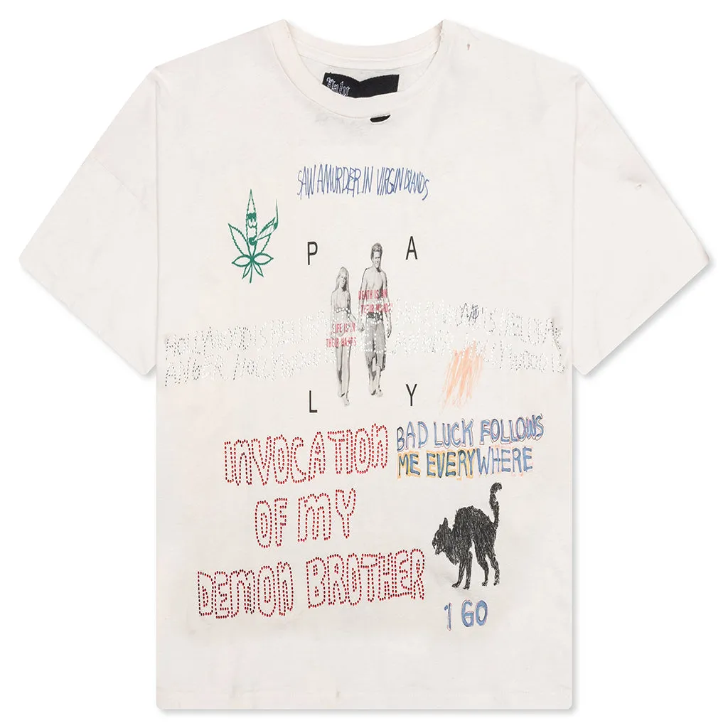 Bad Luck Tee - Vintage White