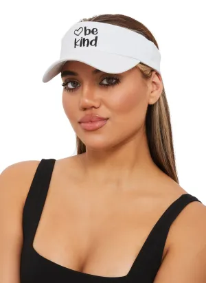 Be Kind Embroidered Visor