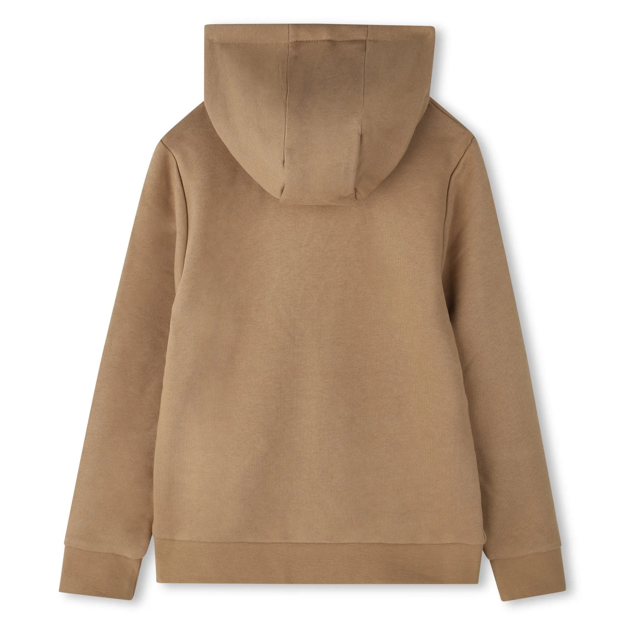 Beige Logo Hooded Sweatshirt