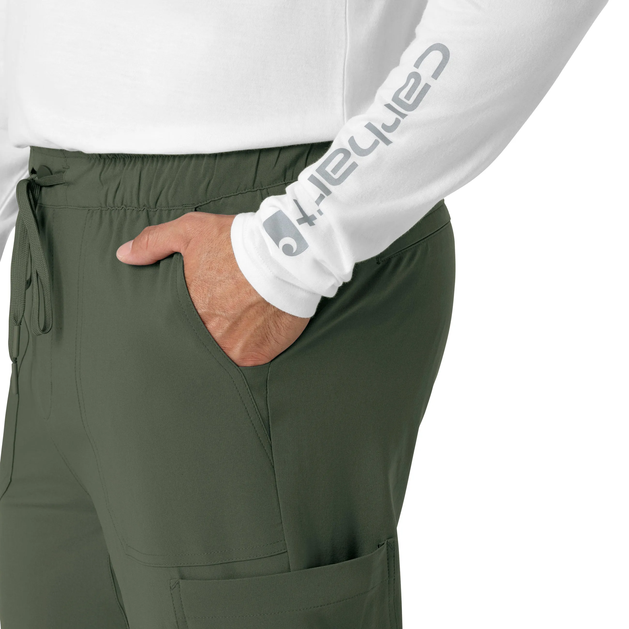 Carhartt Force Cross-Flex Men's Jogger Scrub Pant - Olive