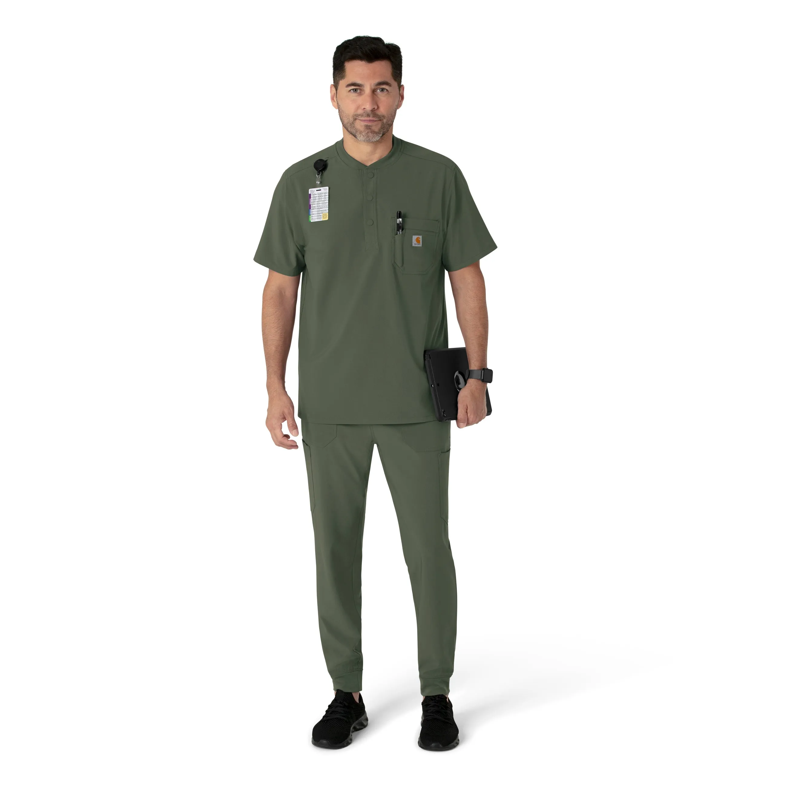Carhartt Force Cross-Flex Men's Jogger Scrub Pant - Olive