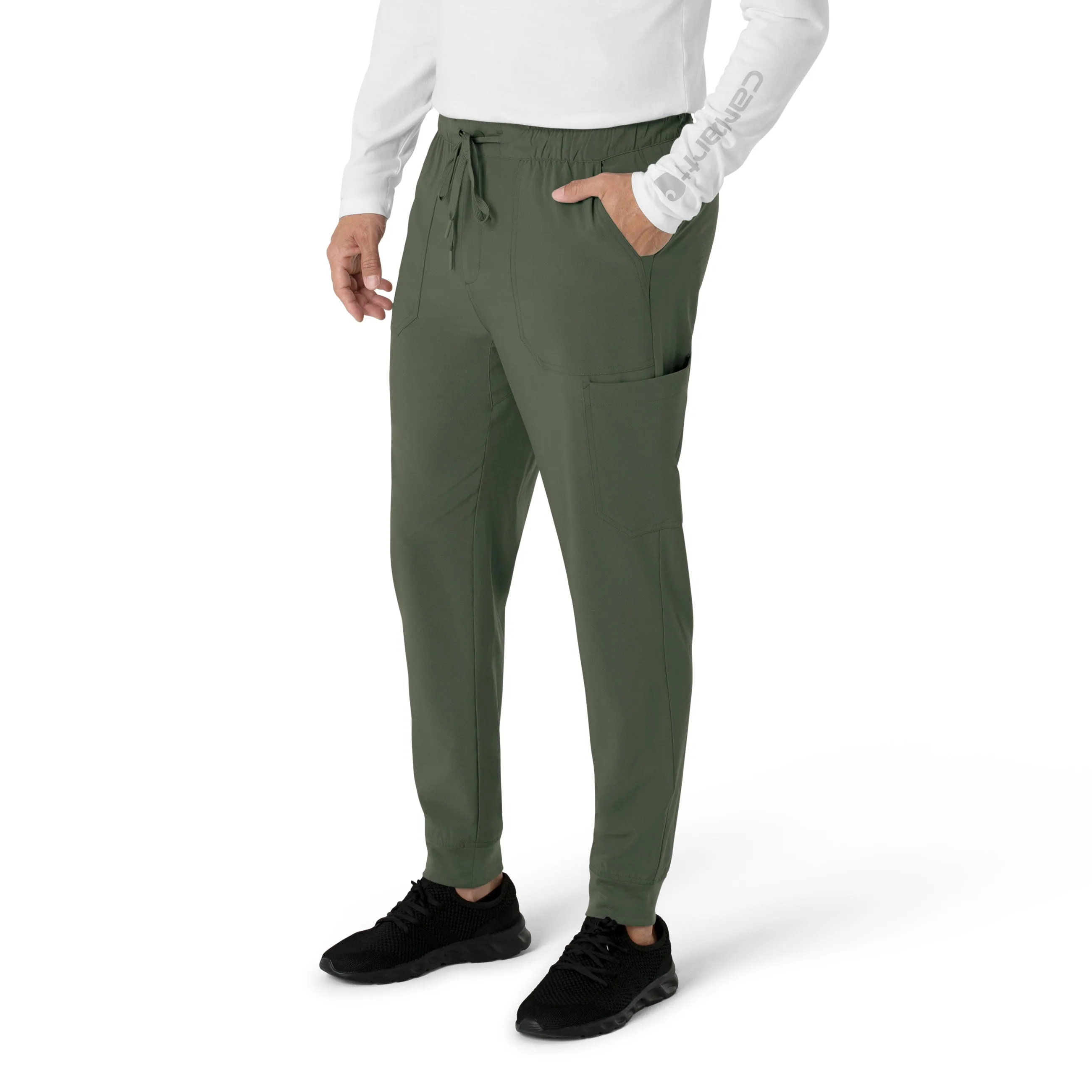 Carhartt Force Cross-Flex Men's Jogger Scrub Pant - Olive