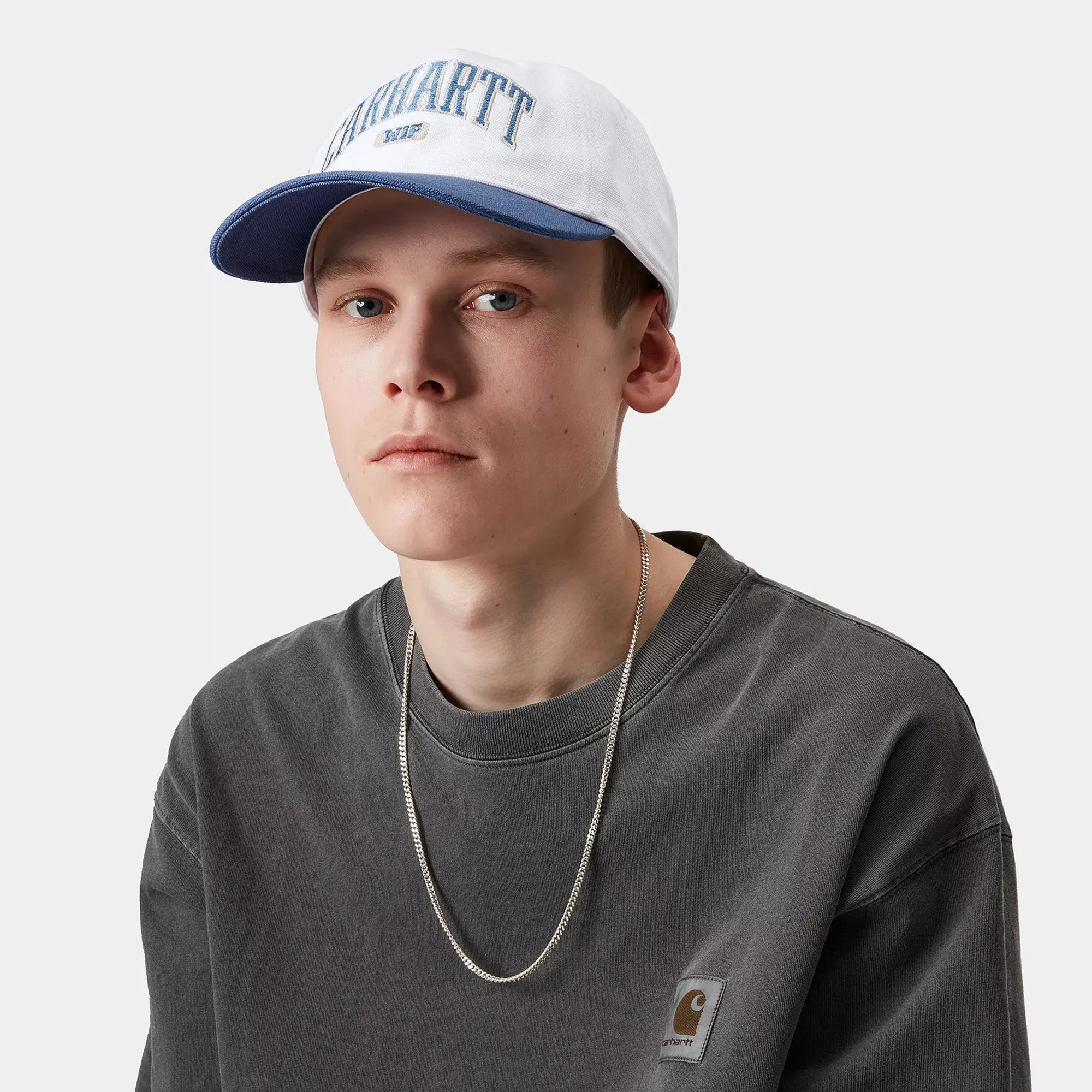 Carhartt Lecture Cap White/Blue Iris