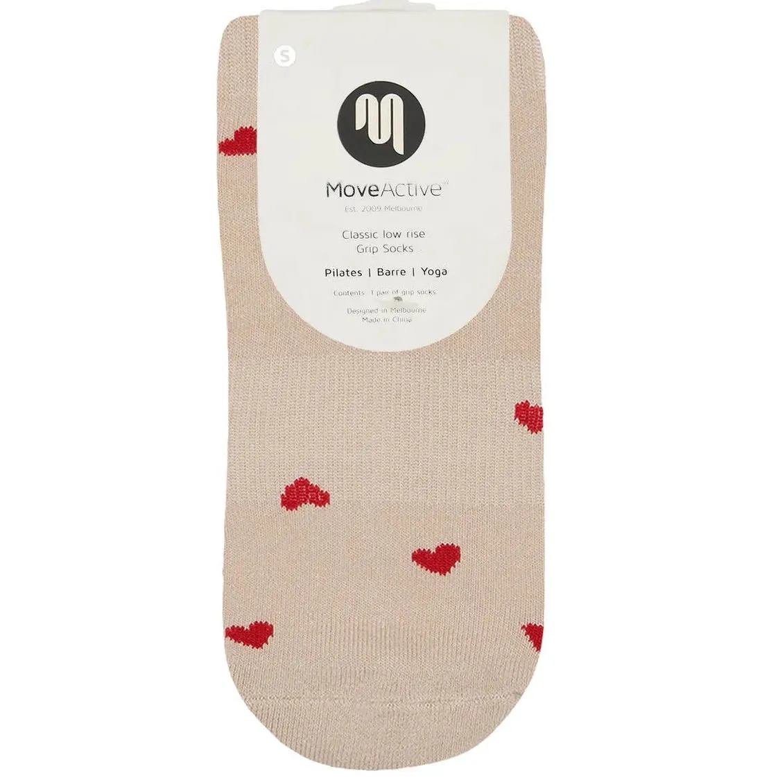Classic Low Rise Grip Socks - Love Me (Barre / Pilates)