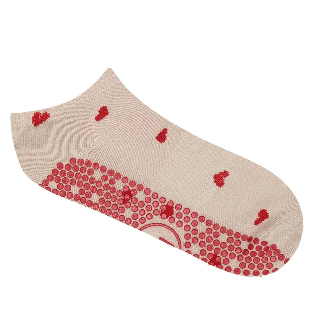 Classic Low Rise Grip Socks - Love Me (Barre / Pilates)