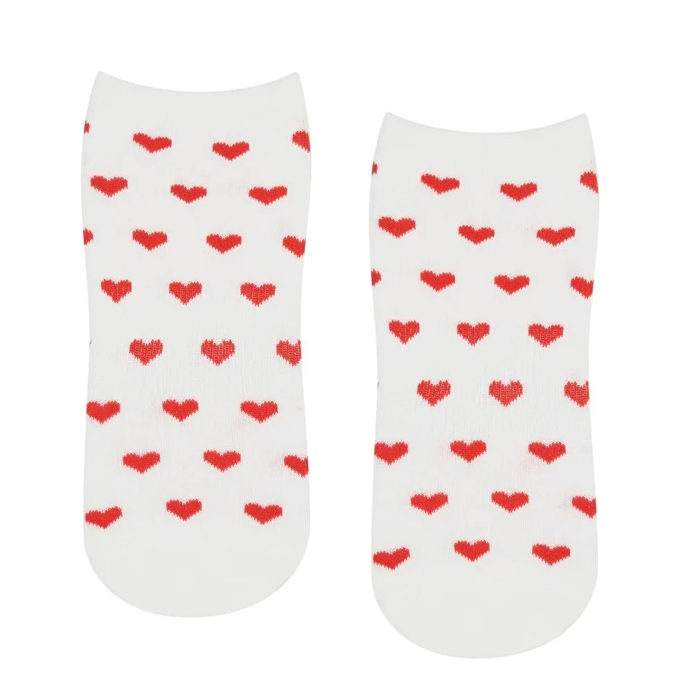 Classic Low Rise Grip Socks - Love Me (Barre / Pilates)