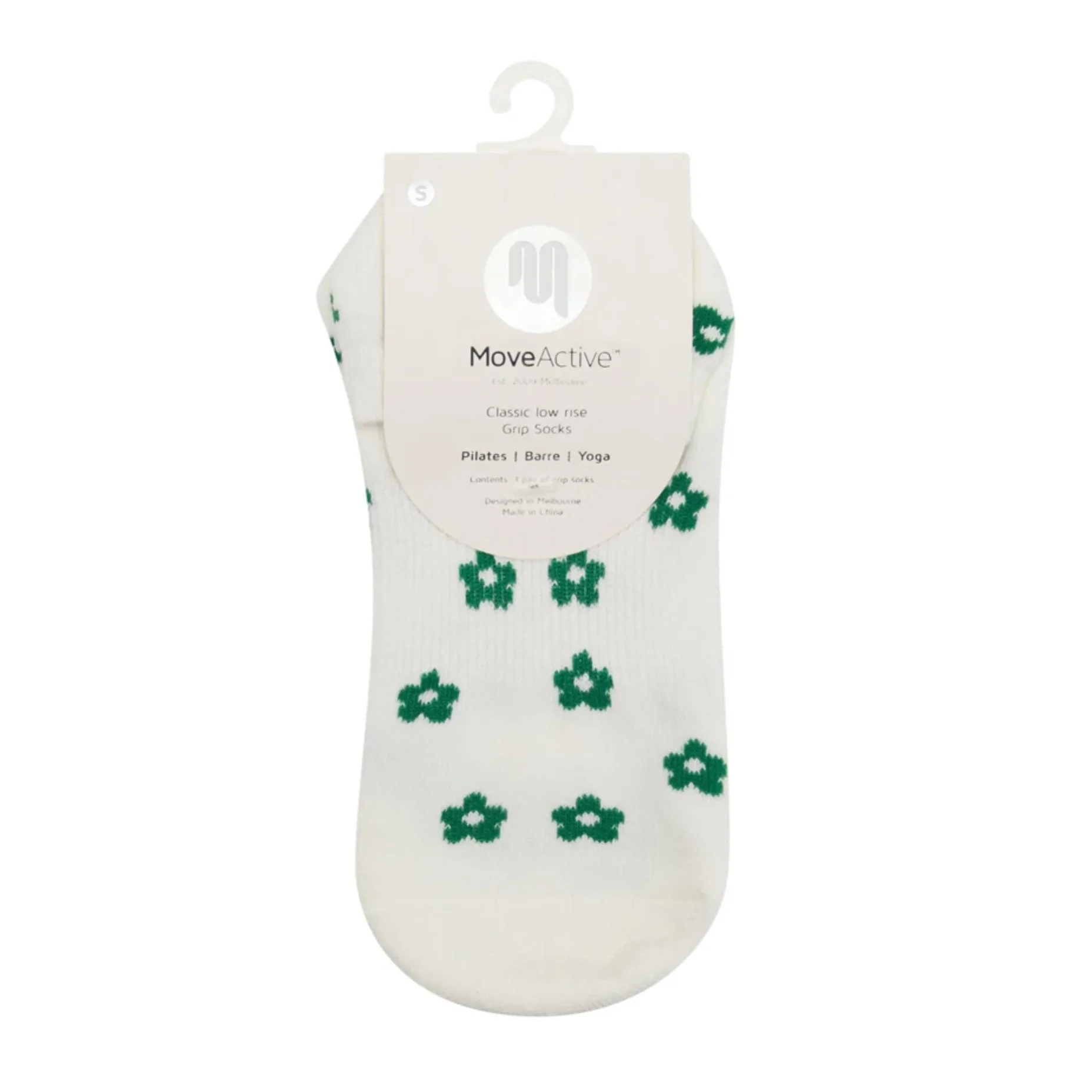 Classic Low Rise Grip Socks - Petite Bloom (Barre / Pilates)