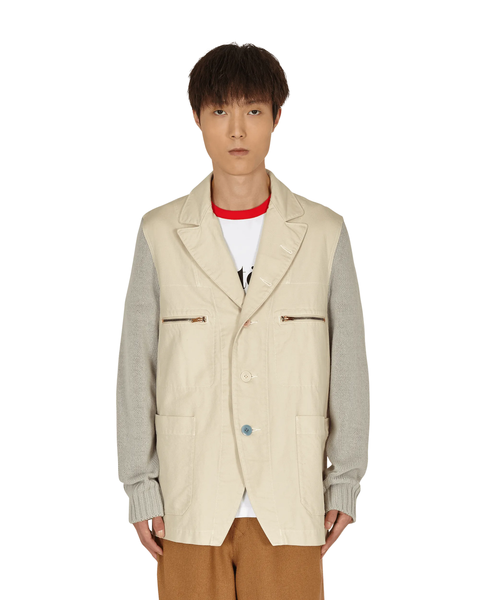 Cotton Blazer White