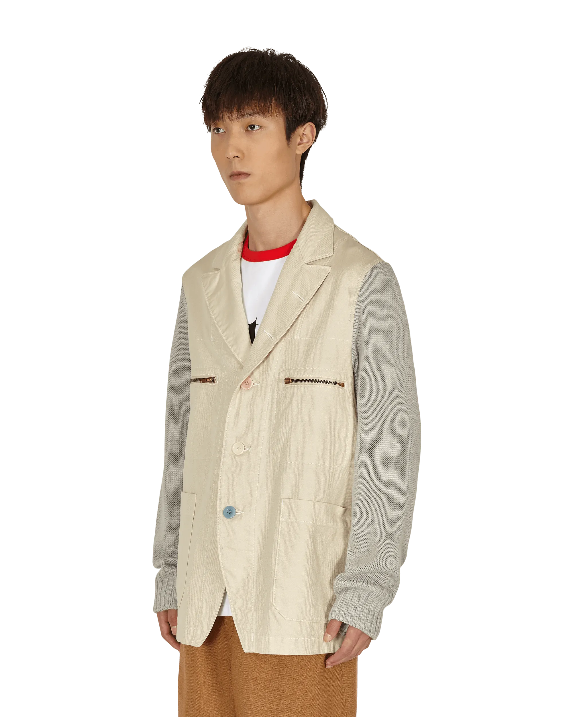 Cotton Blazer White