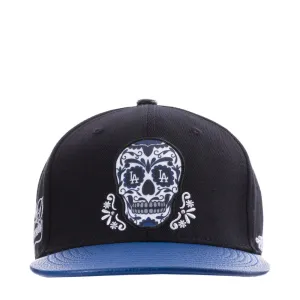 Dodgers Sugar Skull Wool Blend Pro 6  2-Tone Strapback