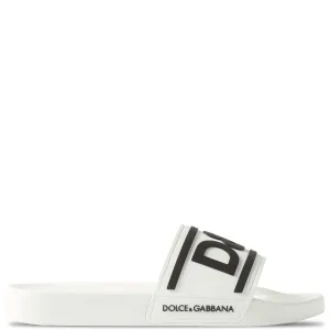 Dolce & Gabbana White Logo Sliders