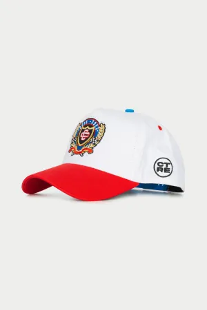 EMBLEM ANNIVERSARY BADGED CAP - WHITE