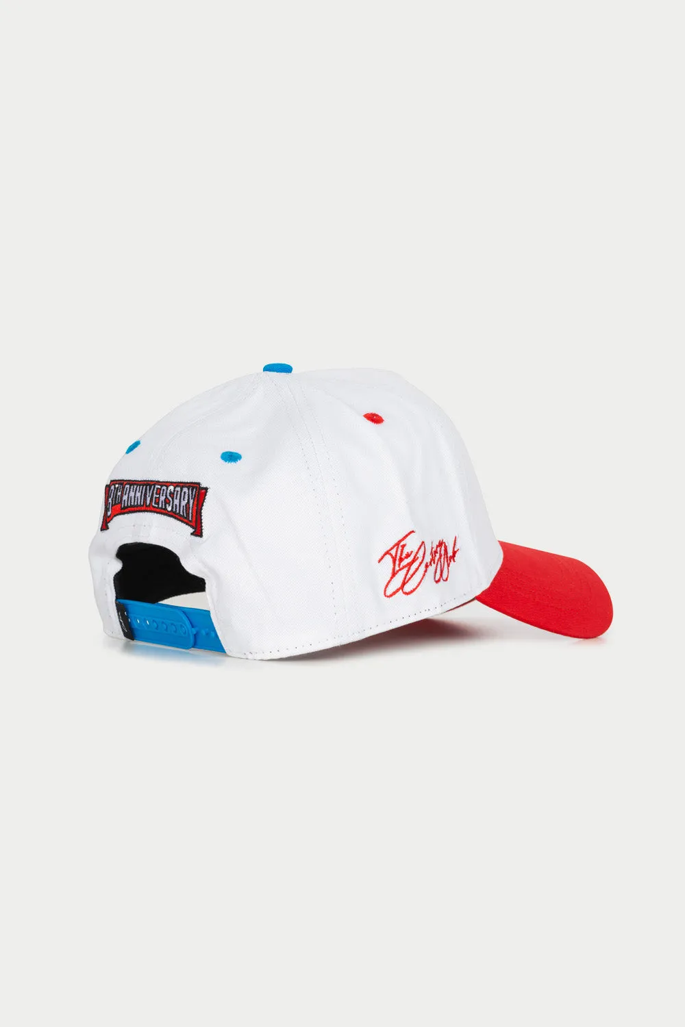 EMBLEM ANNIVERSARY BADGED CAP - WHITE