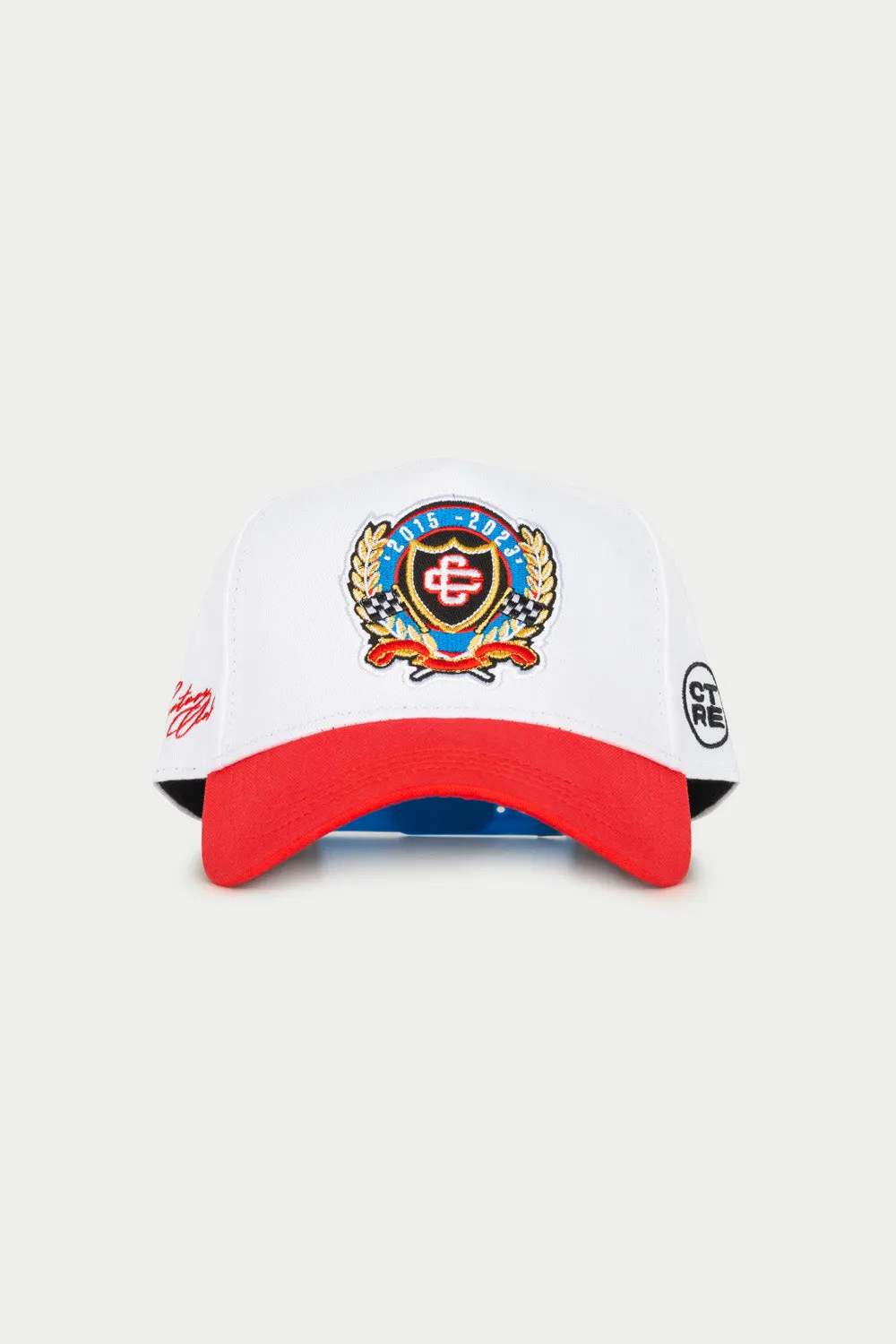 EMBLEM ANNIVERSARY BADGED CAP - WHITE