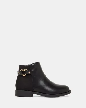Esme Heart Boot Black