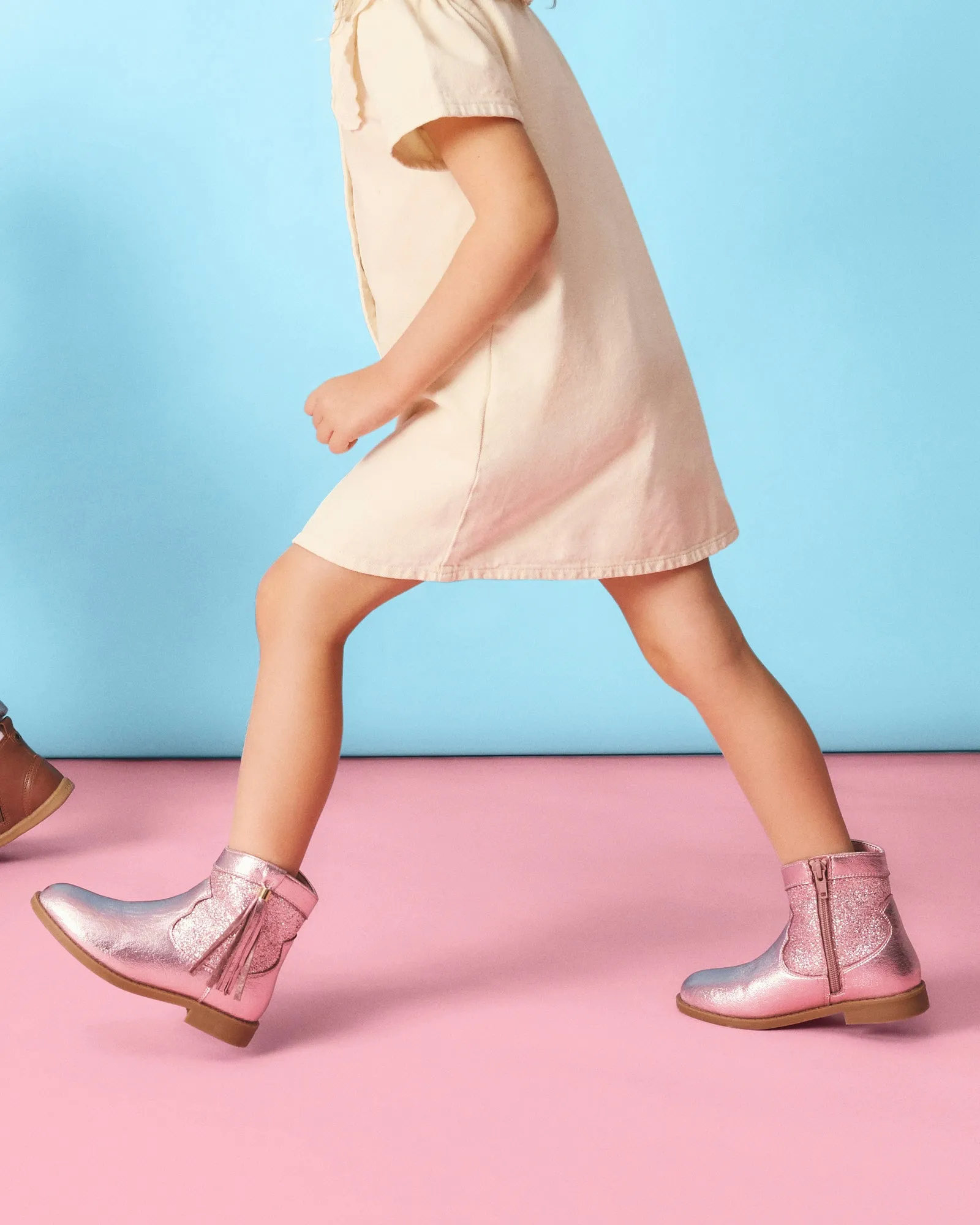 Estella Boot Pink Metallic