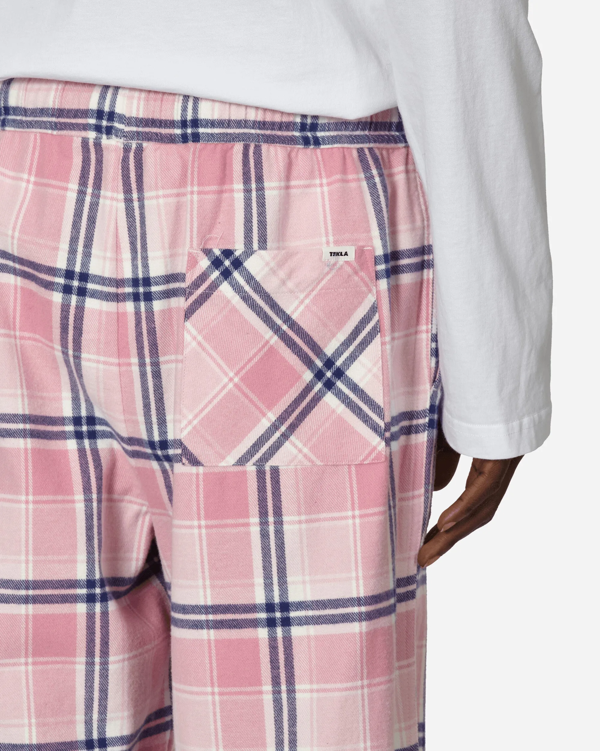 Flannel Plaid Pijamas Pants Pink