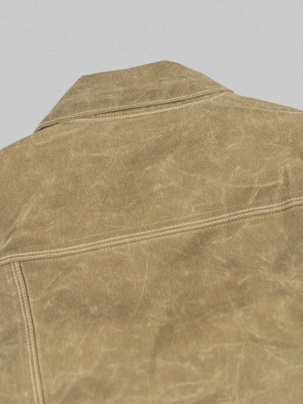 Freenote Cloth Riders Jacket Waxed Canvas Tobacco Tumbleweed Red Interior