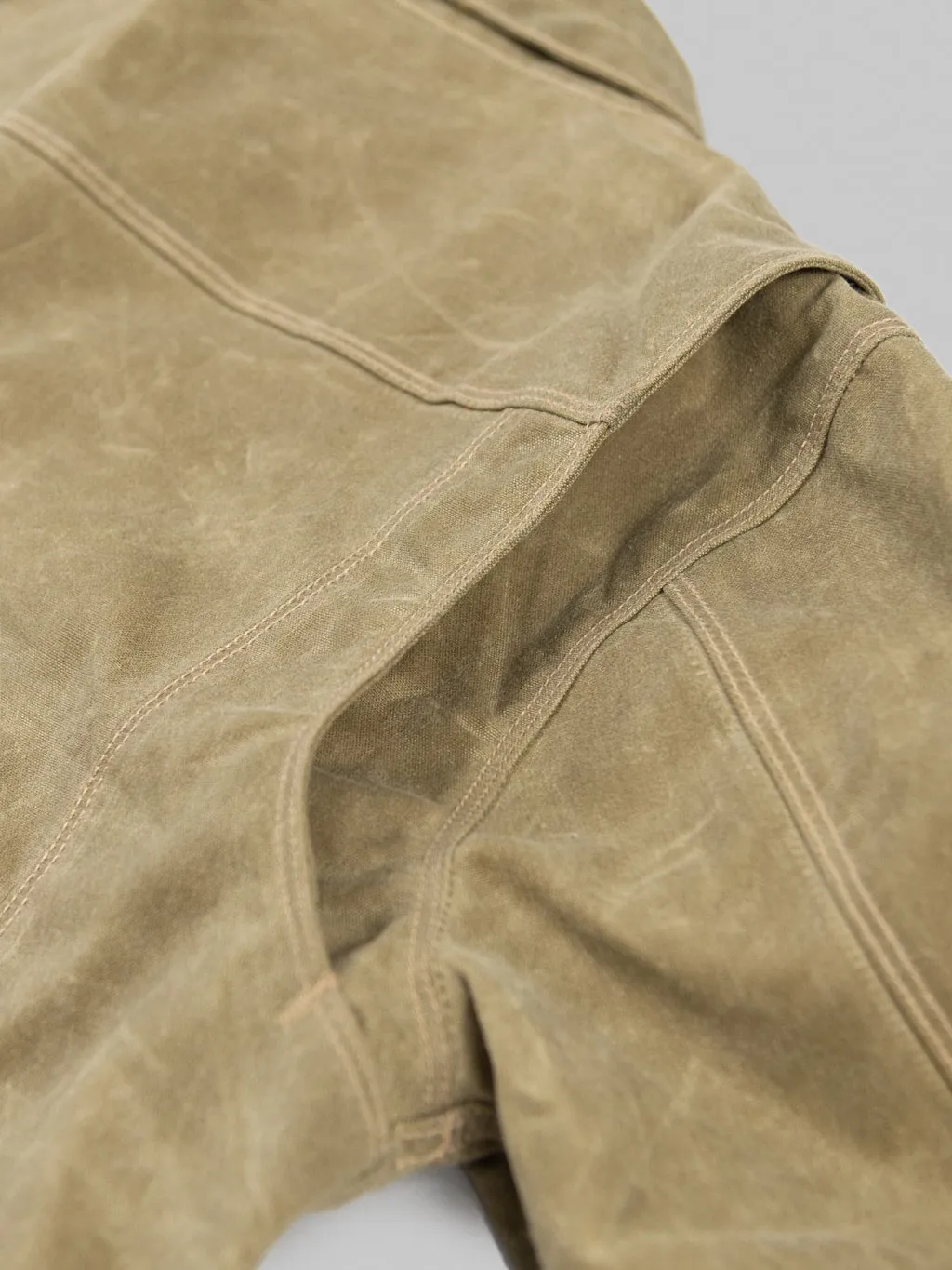 Freenote Cloth Riders Jacket Waxed Canvas Tobacco Tumbleweed Red Interior
