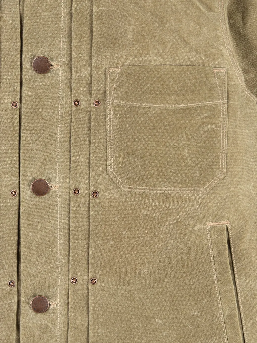 Freenote Cloth Riders Jacket Waxed Canvas Tobacco Tumbleweed Red Interior