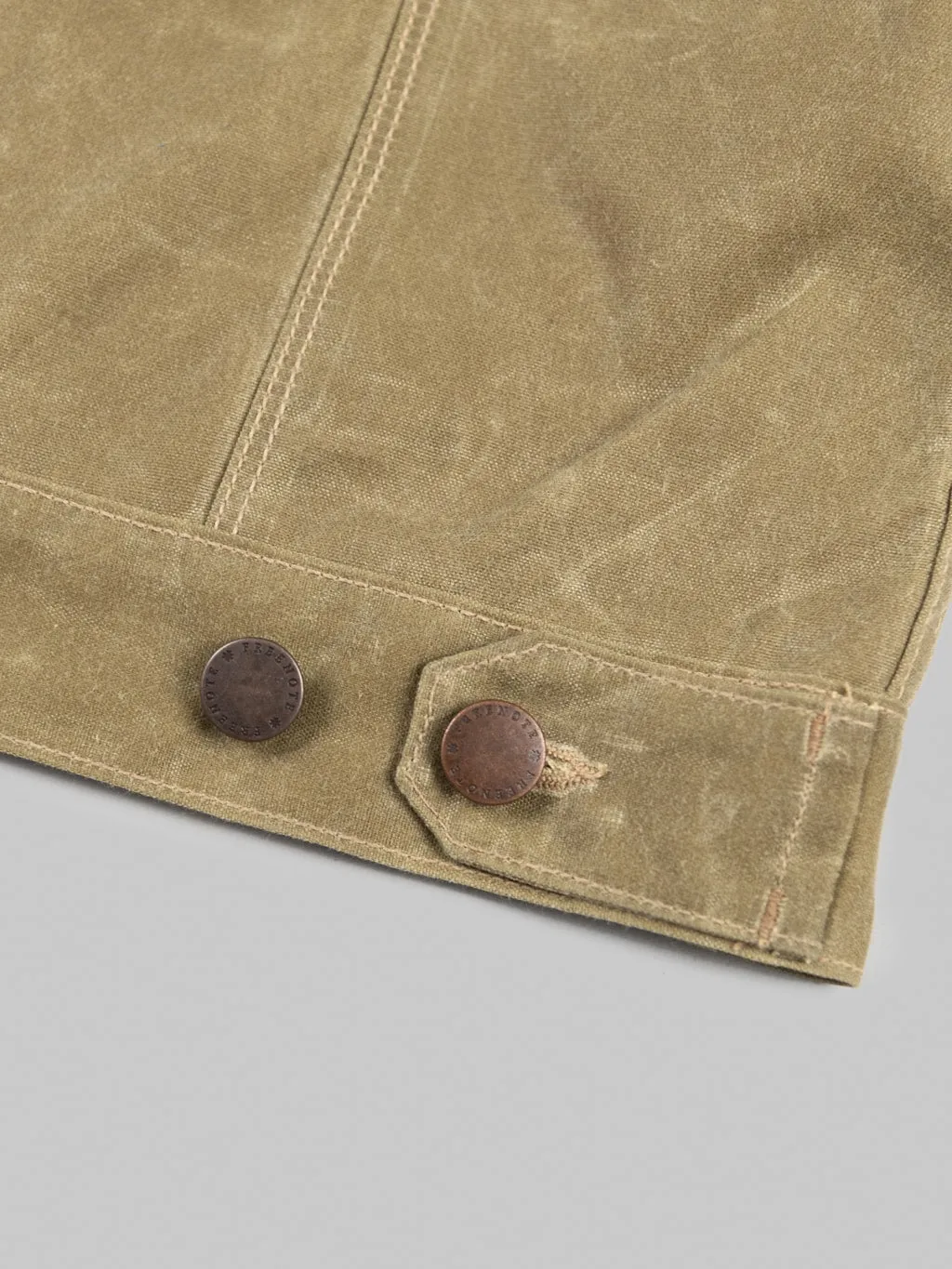 Freenote Cloth Riders Jacket Waxed Canvas Tobacco Tumbleweed Red Interior