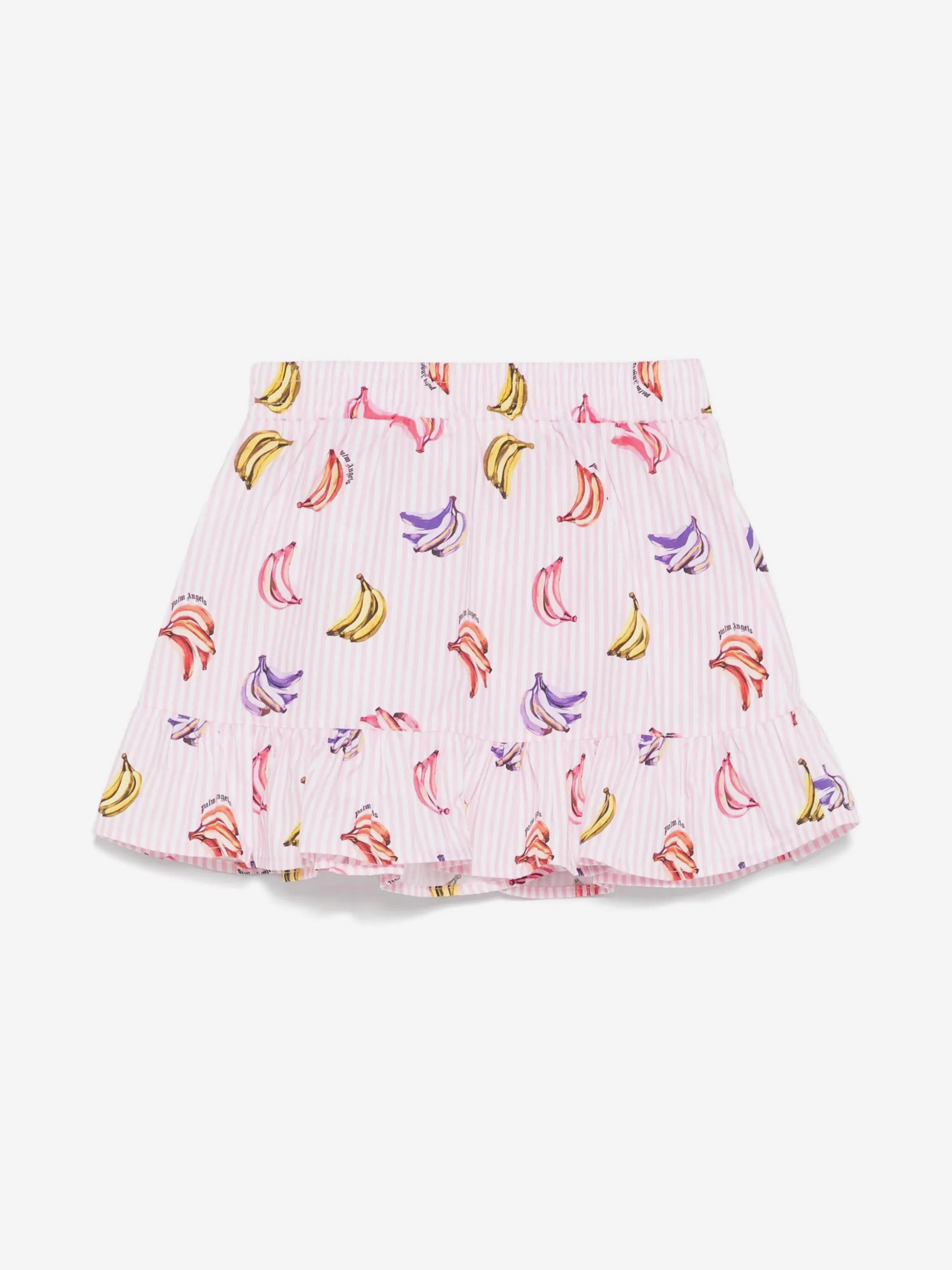 Girls AOP Bananas Mini Skirt in Pink