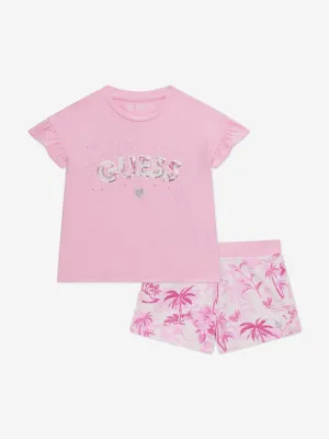 Girls Short Set in Pink