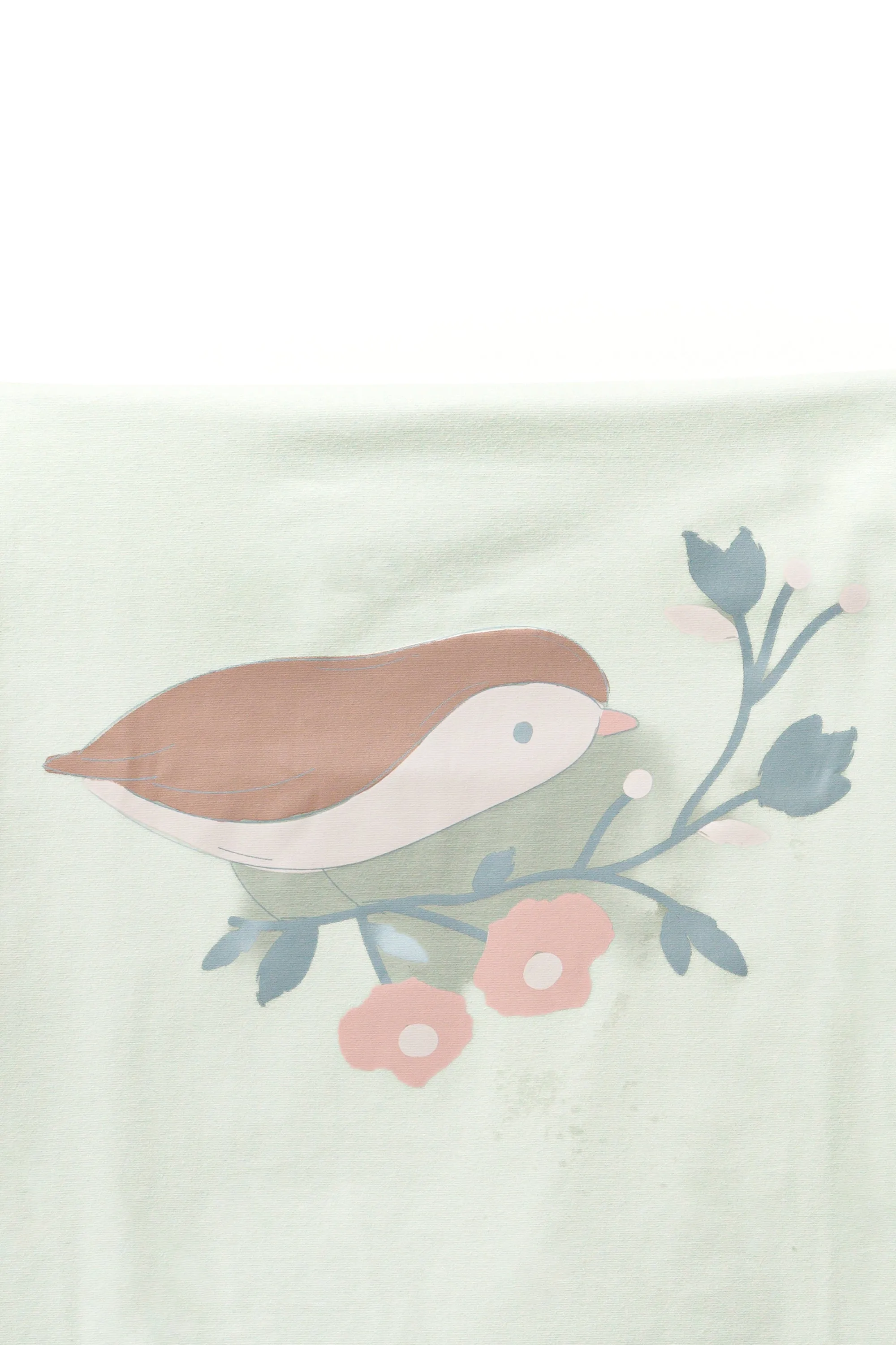 Green Bird Graphic Blanket