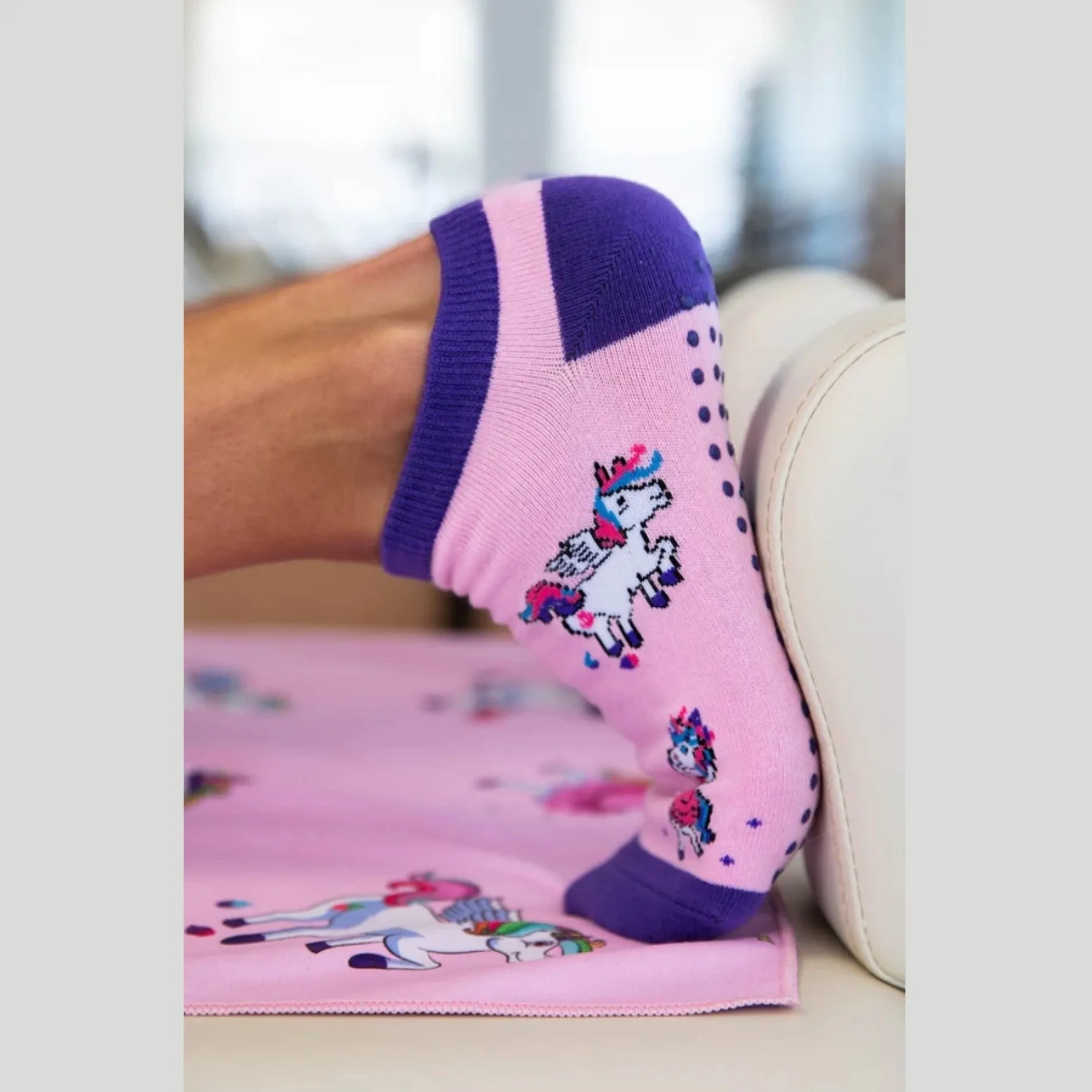 Grippy Socks - Unicorn (Barre / Pilates)