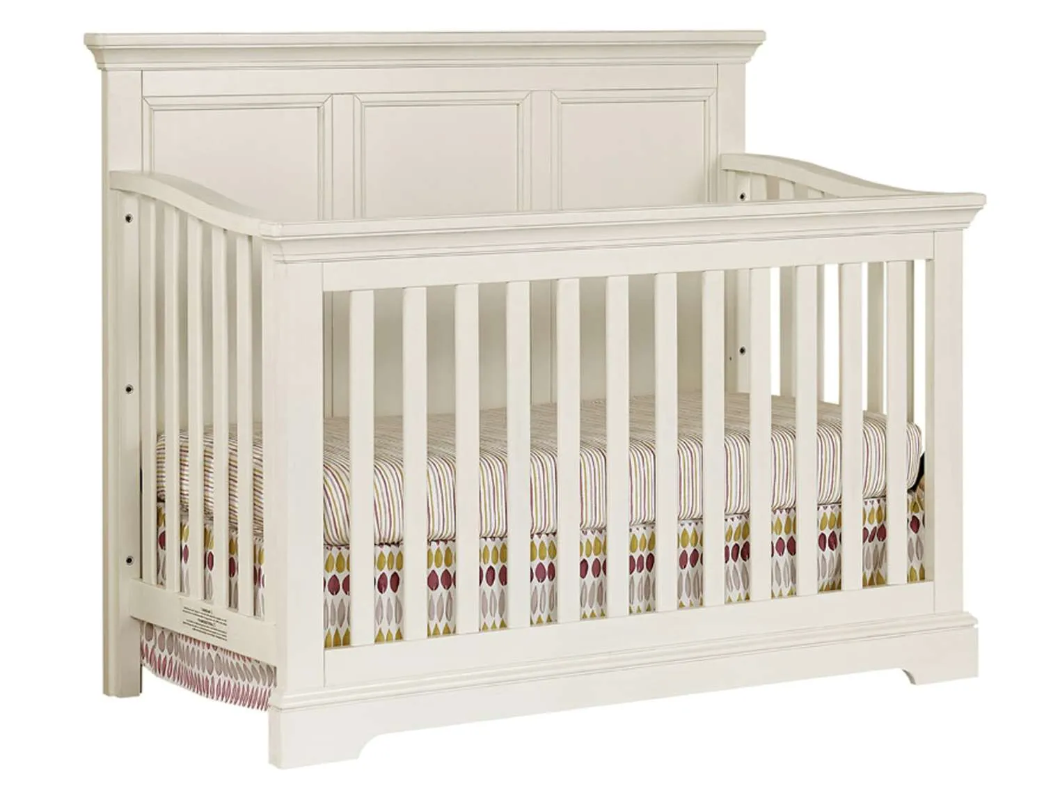 Hanley Convertible Crib with Full Size Rails Package - Chalk