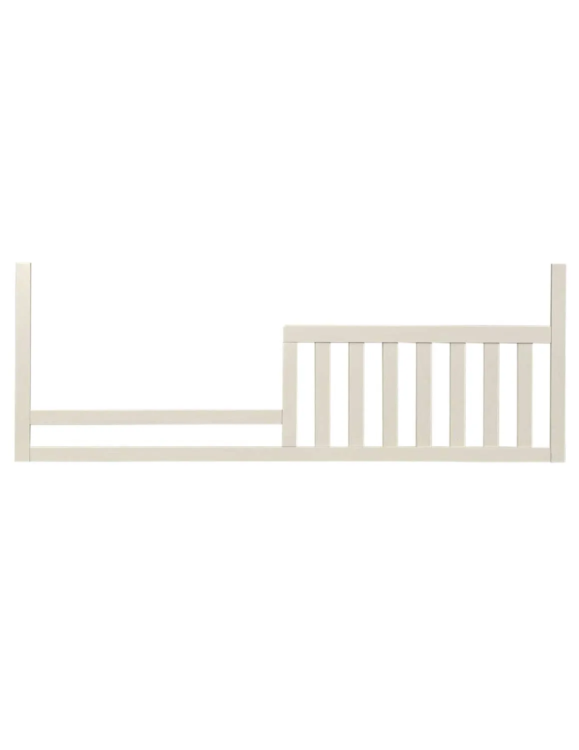Hanley Convertible Crib with Toddler Guard Rail Package - Chalk