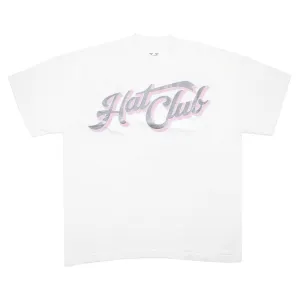 Hat Club 2025 Script Tee - White