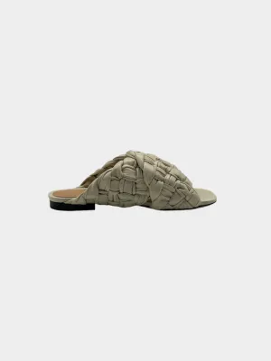 Intreccio Motif Flat Shoes