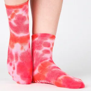 Jamie Ankle Grip Socks - Paradise Pink (Barre / Pilates)
