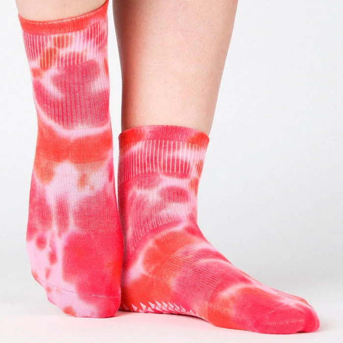 Jamie Ankle Grip Socks - Paradise Pink (Barre / Pilates)