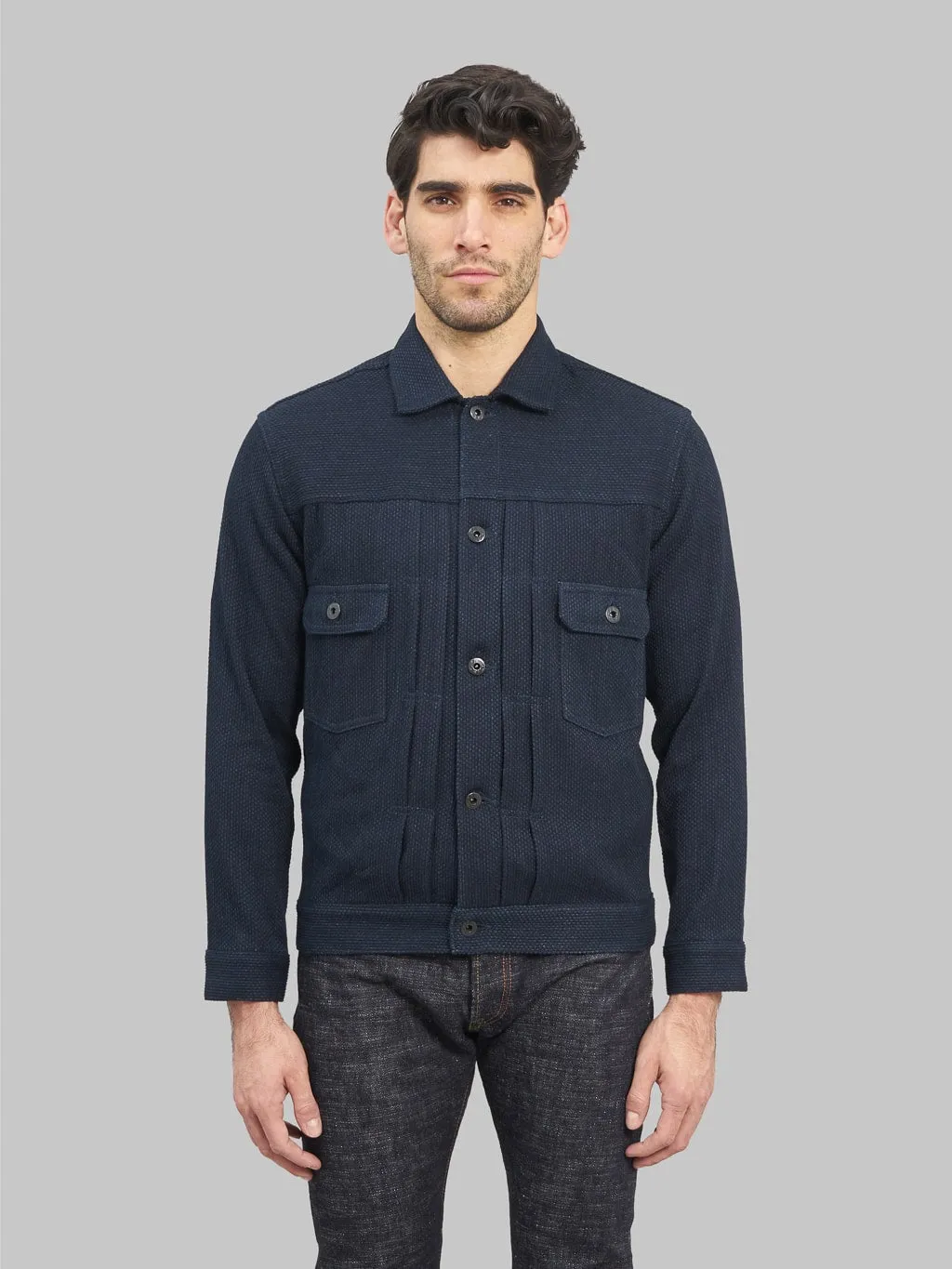 Japan Blue Sashiko Type II Jacket Indigo
