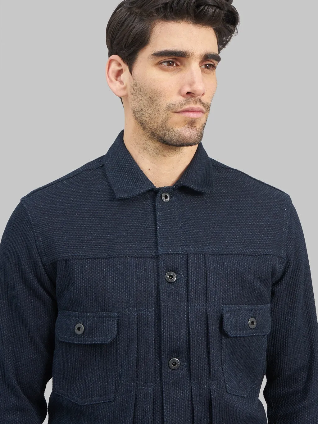 Japan Blue Sashiko Type II Jacket Indigo