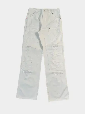 Jeans Cargo Con Strappi