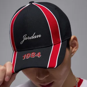 JORDAN RISE STRUCTURED HAT BLACK/GYM RED/WHITE