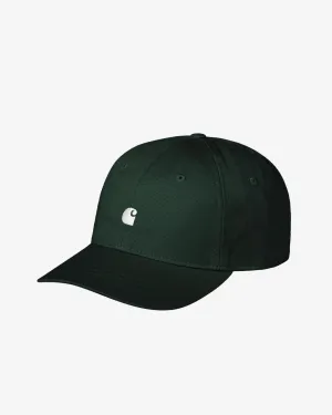 Madison Logo Cap Conifer/White