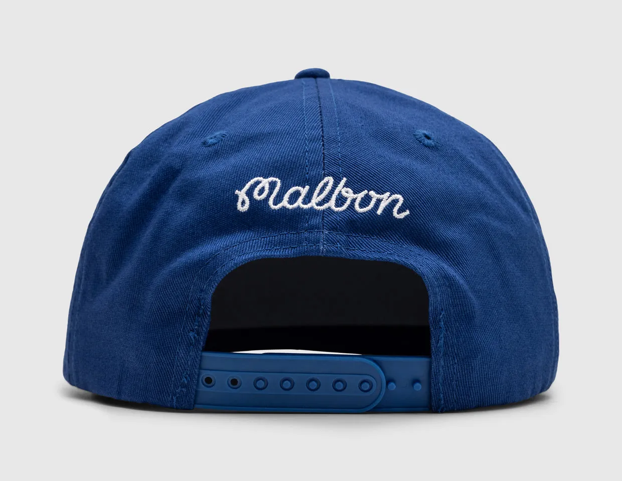 Malbon Script Chainstitch Painters Hat / Blue