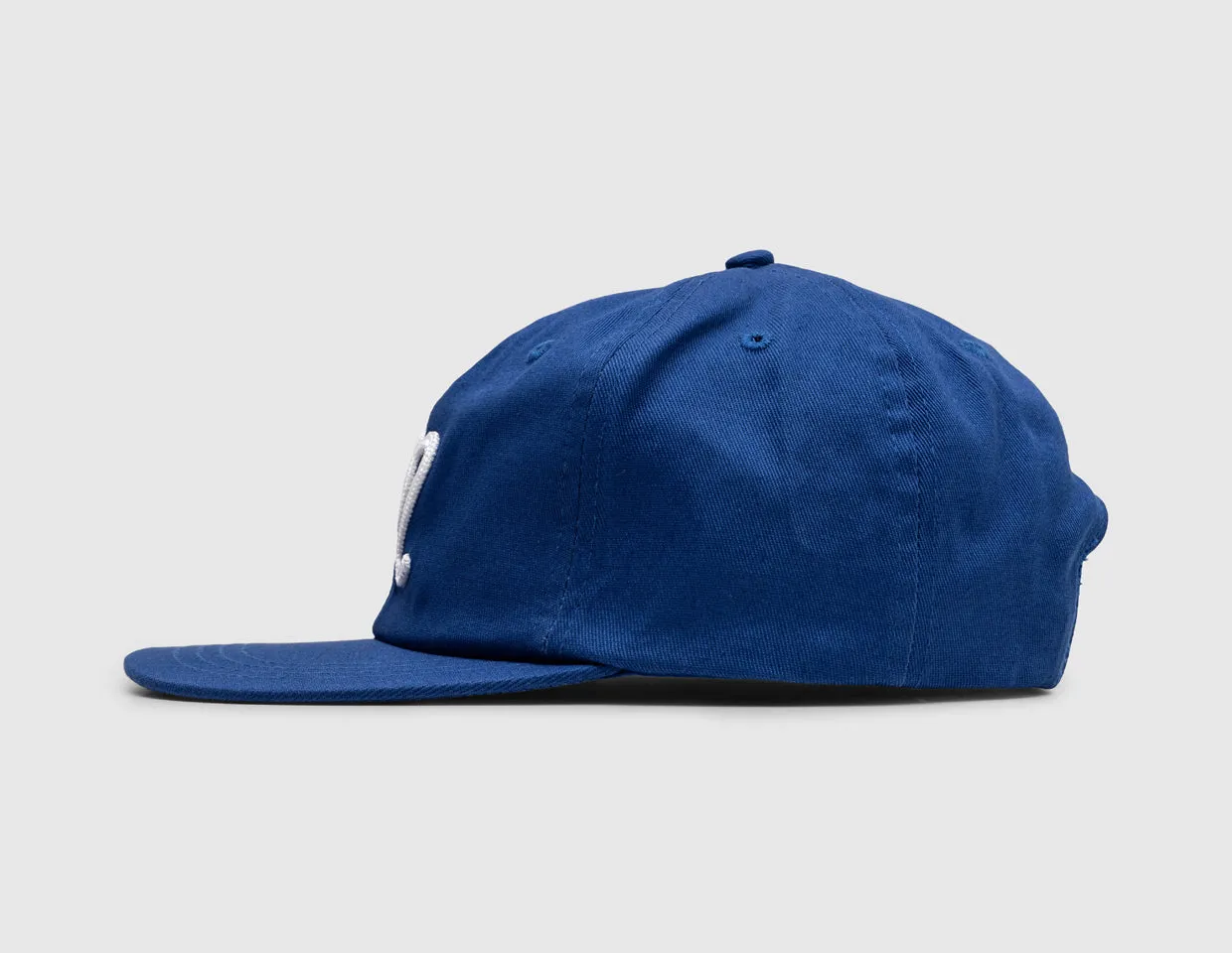 Malbon Script Chainstitch Painters Hat / Blue